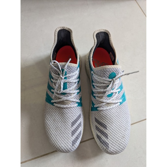 adidas Other - Adidas Speedfactory AM4LDN London Grey Teal Running Shoes BB6719 Mens 10
